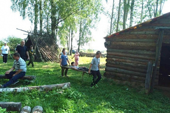 На «Рубеже маршала А.М. Василевского» в Вахутках провели Зарницу